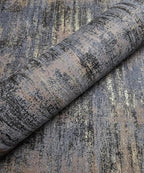 Black Gold Textured Wallpaper Distressed Industrial Metallic Peel and Stick by Kamildecor