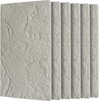 3D Faux Stone Wall Panels, Lightweight & Waterproof Accent Marble Stone Skin by Gahowlen