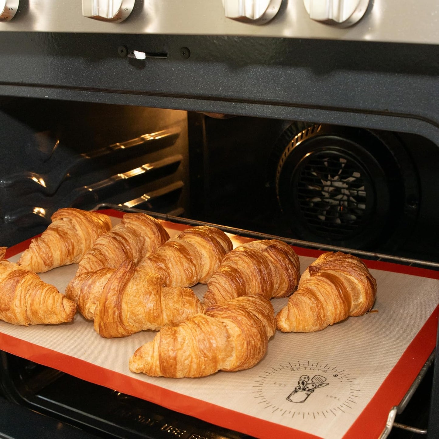 Silicone Baking Mats, Full size, Baking Sheet Liners, Multi Pack,17 x 25 inch, Non-Stick, Silicone Baking Sheet Liner, Perfect For Baking Macarons Cookies And Cakes (Full Size, 10, Baking Mats)