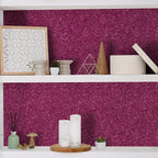 CHIHUT Hot Pink Glitter Peel and Stick Wallpaper Sparkly Pink Contact Paper - Image 8