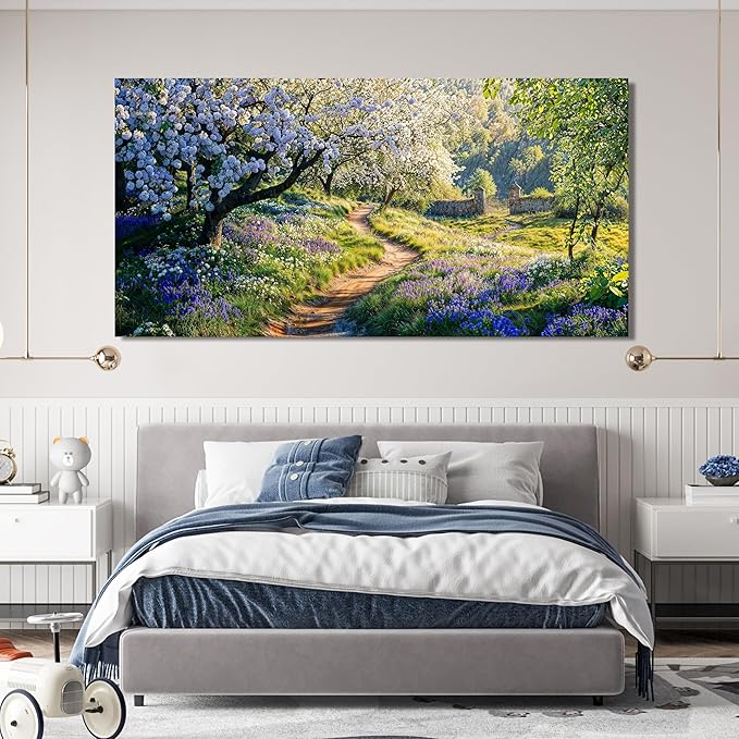Large Canvas Wall Art Decor Large Modern Green Wall Art - Image 2