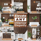 Avana Acoustic Wood Wall Panels – 93.2x11.25 Inch Panels – Fits 94x12 Layout – - Image 3