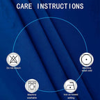 LEMOMO Blackout Curtains 52 x 63 inch/Royal Blue Curtains Set of 2 - Image 4