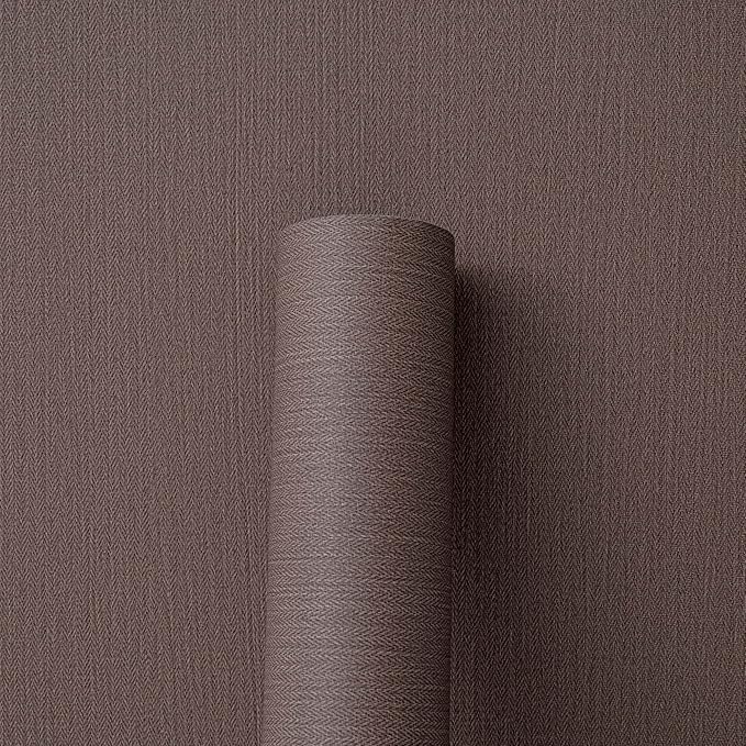 Haimin Fabric Wallpaper Textured Contact Paper Peel and Stick Faux Linen Wall - Image 7