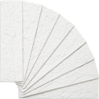 100 Old Town White Faux Brick Wall Tiles, 3D Thin Brick Veneers - Image 3