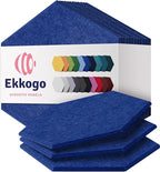 Acoustic Panels 12-Pack Soundproof Wall Panels 12"X10.4"X0.4" Sound Panels High by EkkogoAcousticPanels