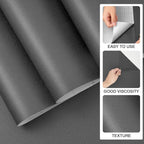 Grey Wallpaper Self Adhesive Peel and Stick Wall Pattern - Image 2