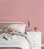 Guvana Grasscloth Peel and Stick Wallpaper Pink Textured Contact Paper Modern - Image 6