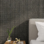 FunStick 24"x200" Black and Gold Peel and Stick Wallpaper Removable Geometric - Image 8