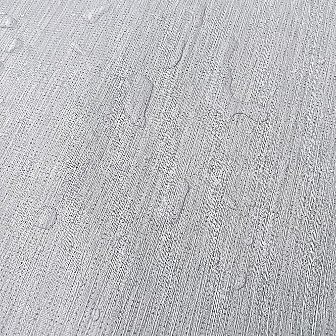 Grasscloth Peel and Stick Wallpaper Gray Fabric Wallpaper Faux Linen Wallpapers - Image 4