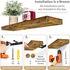 Sorbus Floating Shelves for Wall - Image 5