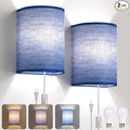 Plug in Wall Sconces Set of Two: Wall Lights by Yunaking