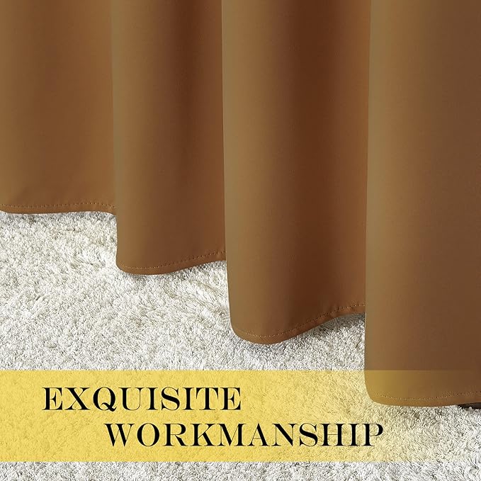 NICETOWN Sliding Door Window Treatment Blackout Patio Door Curtain Panels - Image 5