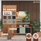 Avana Acoustic Wood Wall Panels –93.2x11.25 Inch Panels – Fits 94x12 Layout – - Image 6