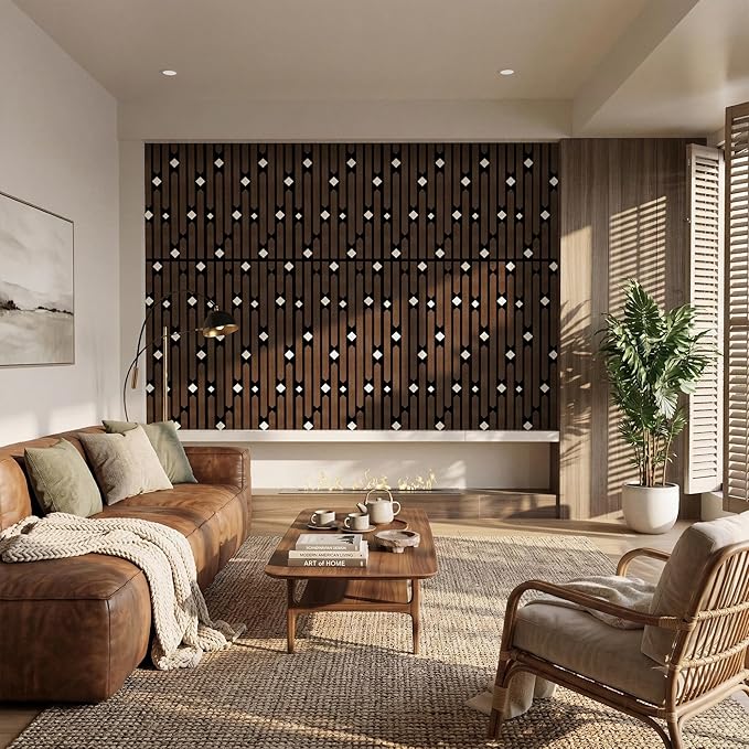 PVC Acoustic Wall Panels, Geometric Sound-Reducing Panels - Image 4