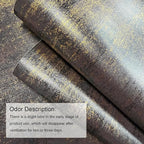JiffDiff Vintage Metallic Peel and Stick Wallpaper Self Adhesive Industrial - Image 5