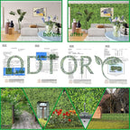 ODTORY Artificial Plant Wall Roll: 48 X120 in UV-Anti Ivy Privacy Fence Screen - Image 6