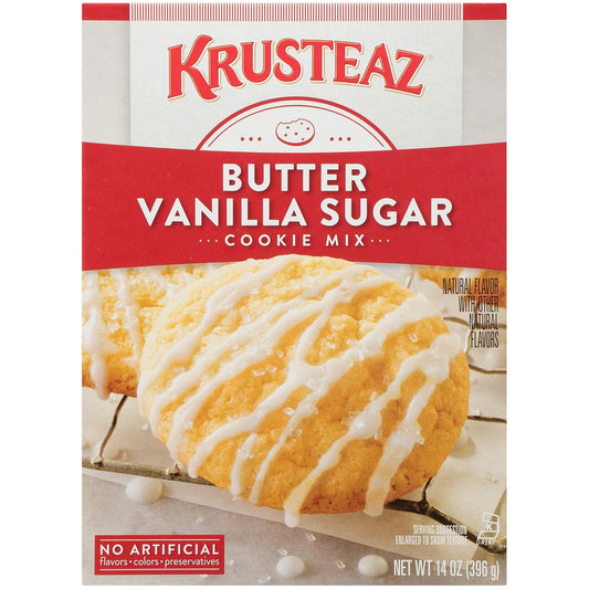 Krusteaz Cookie Mix, Butter Vanilla Sugar Cookie Mix, 14-Ounce Box (Pack of 1)