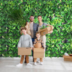 Artificial Grass Wall Panels 20"x20", Hedge Green Wall Decor Backdrop, UV-Anti - Image 6