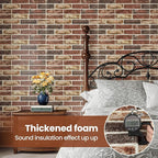 20 PCS 3D Wall Panels Brick Peel and Stick 26.7"x13.4" - Image 8