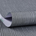 Haimin Grasscloth Wallpaper Textured 24in X 393in Fabric Contact Paper Gray - Image 9