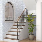 Theper Blue Wallpaper 17.3"×118" Modern Striped Peel and Stick Wallpaper Boho - Image 7