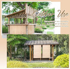 Juexica 1 Pcs Natural Bamboo Wall Panel - Image 6