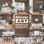 Avana Modern Acoustic Wood Wall Panels – 93.2x11.25 Inch Panels – Fits 94x12 - Image 3