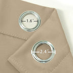 LEMOMO Beige Blackout Curtains 34 x 63 Inch Length/Set of 2 Curtain - Image 6