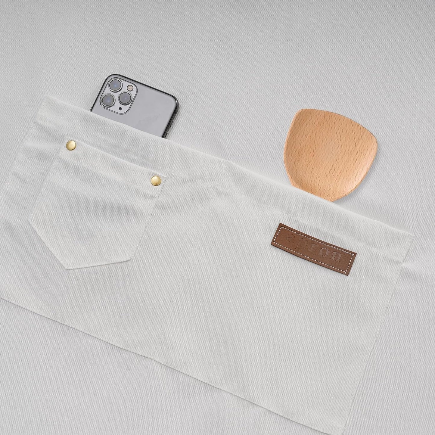 Tosewever Art Aprons for Women Painting Pottery Baking, Mens Buckle Straps Kitchen Apron with Pockets for Chef Cooking