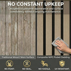 From Plain to Beautiful in Hours WPC Exterior Wall Slat Panels Waterproof - Image 5