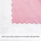 XiDi Pink Curtains for Bedroom Decor, Baby Pink Kids Blackout Curtains for - Image 5