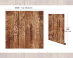 FLFK Peel and Stick Wallpaper Vintage Brown Wood Contact Paper - Image 2