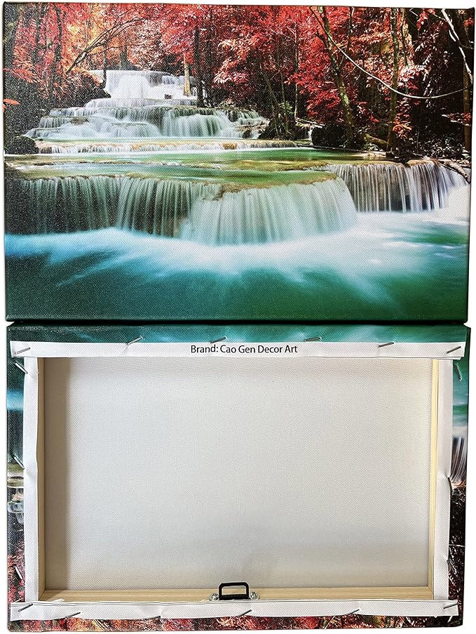 Cao Gen Decor Art-S05150 Wall Art 1 Pieces Waterfall Canvas Print Landscape - Image 7