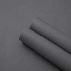 24"x393" Grey Grasscloth Peel and Stick Fabric Textured Contact Paper Linen - Image 5