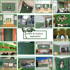 ODTORY Artificial Ivy Privacy Fence Wall Screen, 40X120 in UV-Anti Faux Boxwood - Image 6