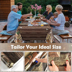 Kochorie 54 Inch X 100 Feet Western Party Tablecloth Roll, Disposable Western - Image 5