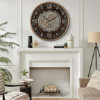 CLXEAST 24 Inch Large Moving Gear Wall Clock - Image 4
