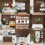 Avana Acoustic Wood Wall Panels –93.2x11.25 Inch Panels – Fits 94x12 Layout – - Image 3