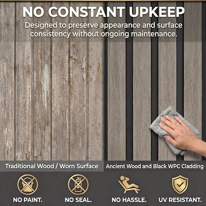 From Plain to Beautiful in Hours WPC Exterior Wall Slat Panels Waterproof - Image 7