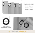 BONZER Room Divider Curtain Total Privacy Wall Wide Grommet Room Darkening - Image 3