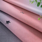 XiDi Curtains for Bedroom Decor, Rainbow Pink-Grey-52-54 - Image 6