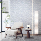 Theper Blue Wallpaper 17.3"×118" Modern Striped Peel and Stick Wallpaper Boho - Image 2