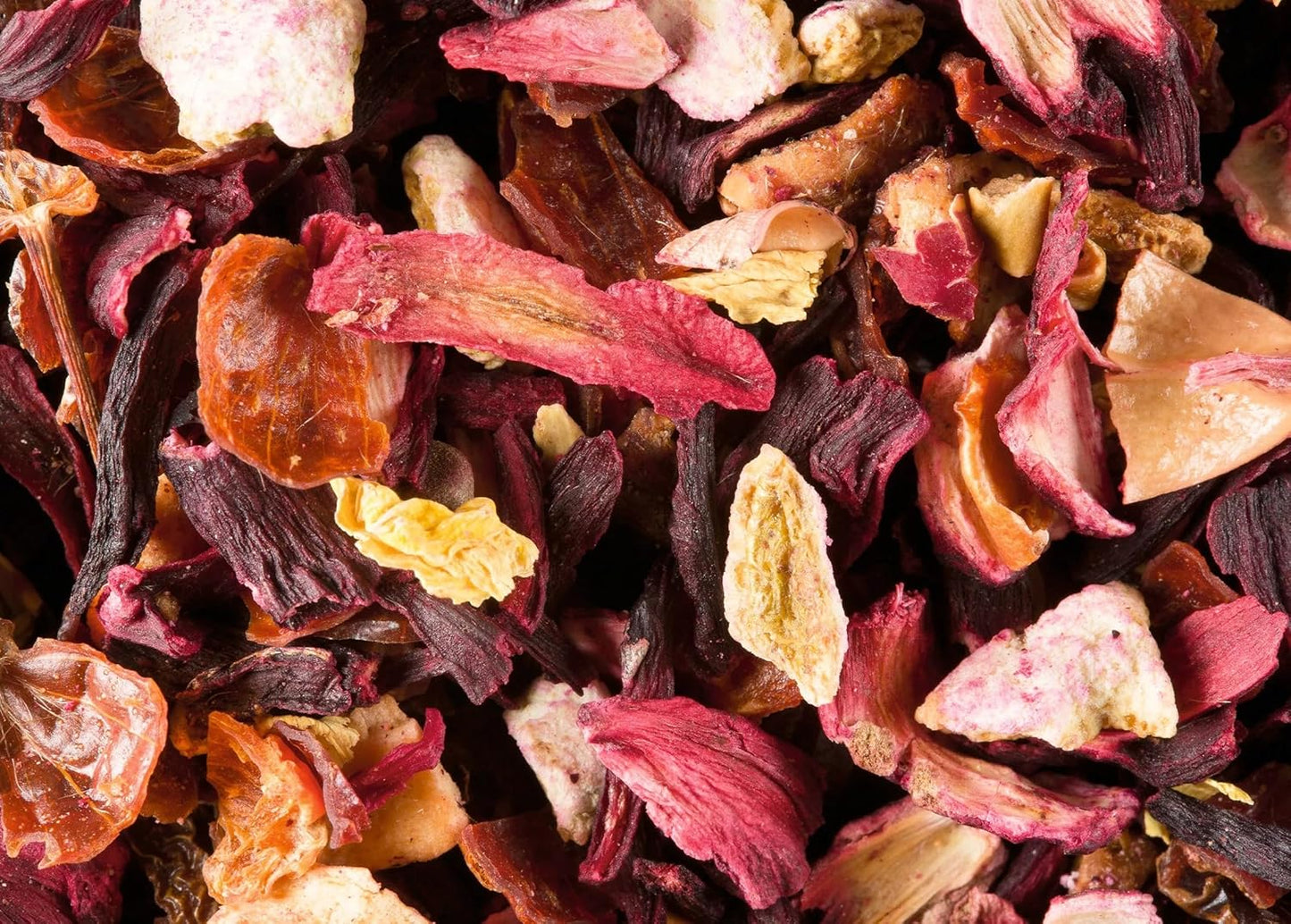 Dammann Freres Satchets, Carcadet Provence Tea Bags, Premium Gourmet French Herbal Tea, Blend Hibiscus, Apricot, Peach Flavors, 20 Count (Single Pack)