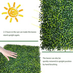 ODTORY Artificial Boxwood Roll Panels: 5FT X 10FT UV-Anti Artificial Ivy - Image 5