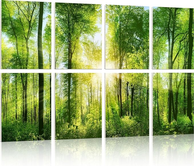 YPY Sound Proofing Panels for Walls: 8 Pack 48"x32" Decorative Art Acoustic by YPY