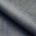 FunStick 24"x200" Dark Blue and Gold Grasscloth Peel and Stick Wallpaper by FunStick