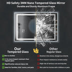 55"x36" LED Bathroom Mirror - Image 7