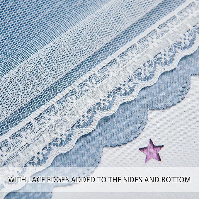 XiDi Purple Curtains for Kids Bedroom, Girls Room Decor Grey Curtain, 63 inchs - Image 6