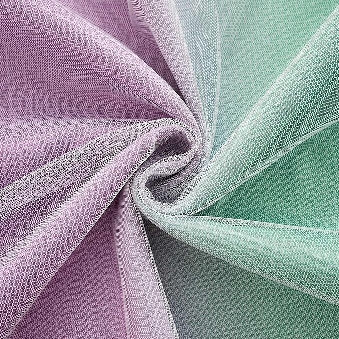 XiDi Blue & Rainbow Curtains for Bedroom & Kids Room - Image 7